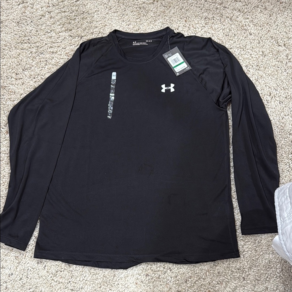 Under Armour Men's Black Long Sleeve Shirt
